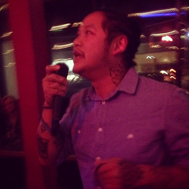 Last night we were serenaded by the one and only @papatong HBD