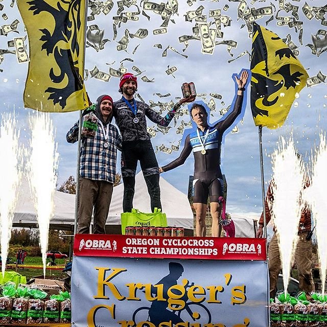 Cross season went out with a bang landing on the top step of SS state champs. @honeyimsure couldn't make the podium so I Photoshopped him in... along with a couple extra bits. 