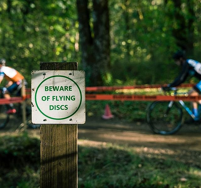 Hazards of being a bike racer.  