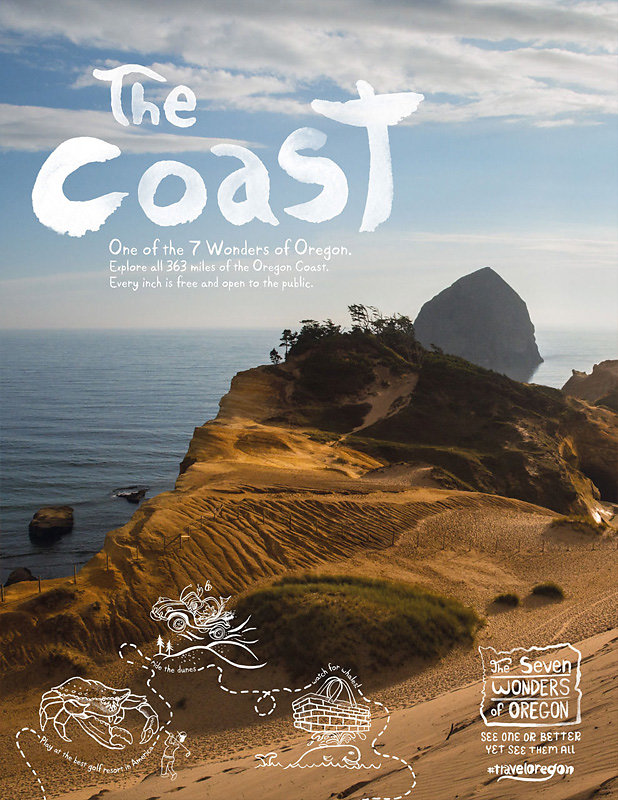 The Oregon Coast - Ben Guernsey Design & Art Direction